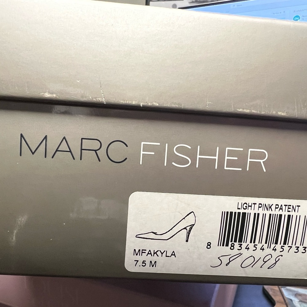 Marc Fisher Light Pink Patent Heels